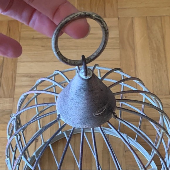 Decorative Metal Birdcage w/ Faux Nest and Eggs - Picture 5 of 16